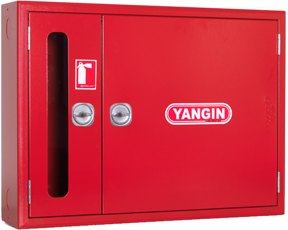 ორკარიანი სახანძრო კარადა წითელი